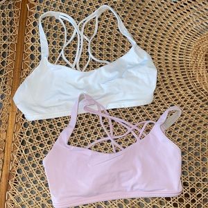 Two lululemon Sports Bras